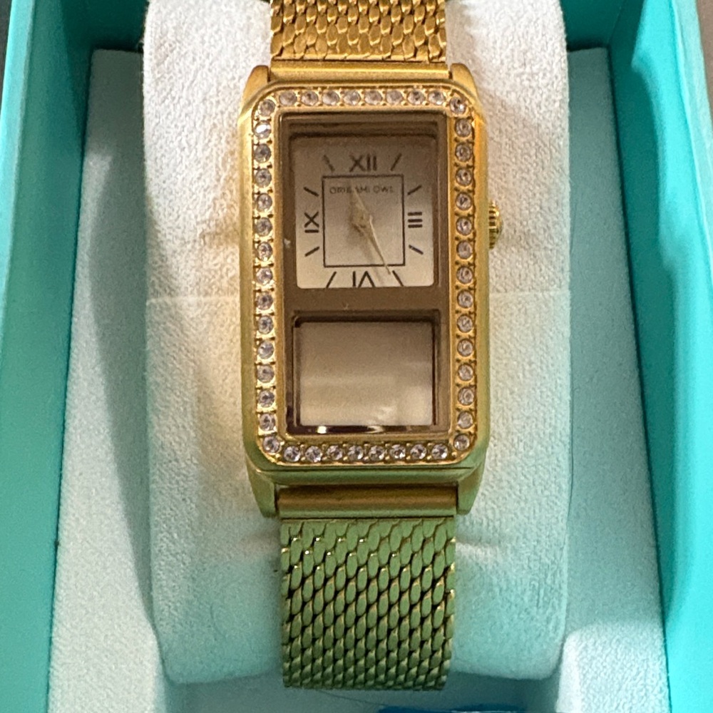 Origami Owl Gold Storyteller Watch